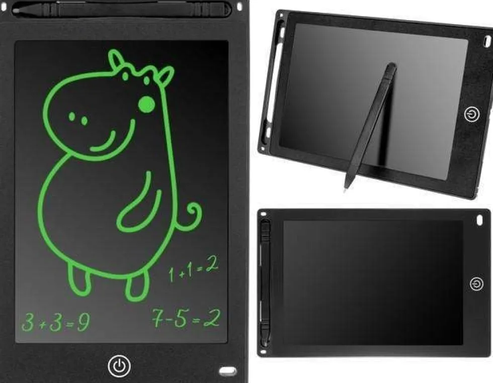 Digital Ritplatta för Barn - Praktiskt LCD, 8.5" Tablet + Penna