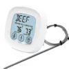 Digital stektermometer med touchscreen och probe 120 cm vit