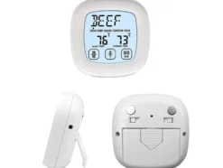 Digital stektermometer med touchscreen och probe 120 cm vit