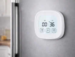 Digital stektermometer med touchscreen och probe 120 cm vit