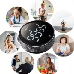 Digital timer med magnet och LCD-display