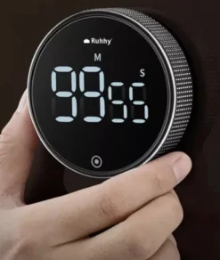 Digital timer med magnet och LCD-display