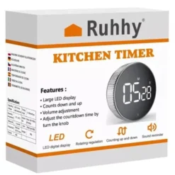Digital timer med magnet och LCD-display