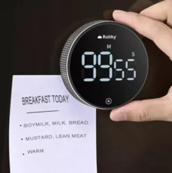 Digital timer med magnet och LCD-display