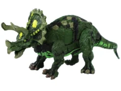 Dinosaurieägg med byggbar dinosauriefigur 9 cm, välj färg röd/grön/blå