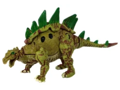 Dinosaurieägg med byggbar dinosauriefigur 9 cm, välj färg röd/grön/blå