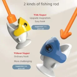 Dinosaur Magnetic Fishing Game - Montessorileksak för spädbarn och barn