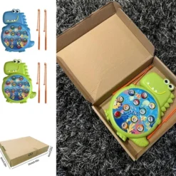 Dinosaur Magnetic Fishing Game - Montessorileksak för spädbarn och barn
