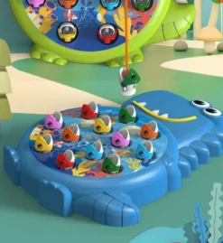 Dinosaur Magnetic Fishing Game - Montessorileksak för spädbarn och barn