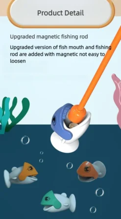 Dinosaur Magnetic Fishing Game - Montessorileksak för spädbarn och barn