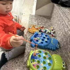 Dinosaur Magnetic Fishing Game - Montessorileksak för spädbarn och barn