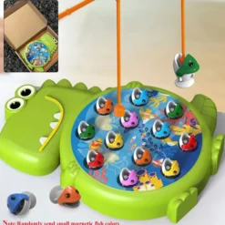 Dinosaur Magnetic Fishing Game - Montessorileksak för spädbarn och barn