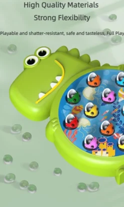 Dinosaur Magnetic Fishing Game - Montessorileksak för spädbarn och barn