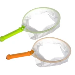 Disc launcher leksak med pump, 8 discar, 2 nät och skyddsglasögon