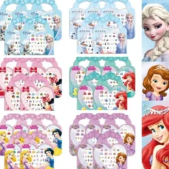 Disney prinsessor pyssel makeup - Nagel stickes 100st