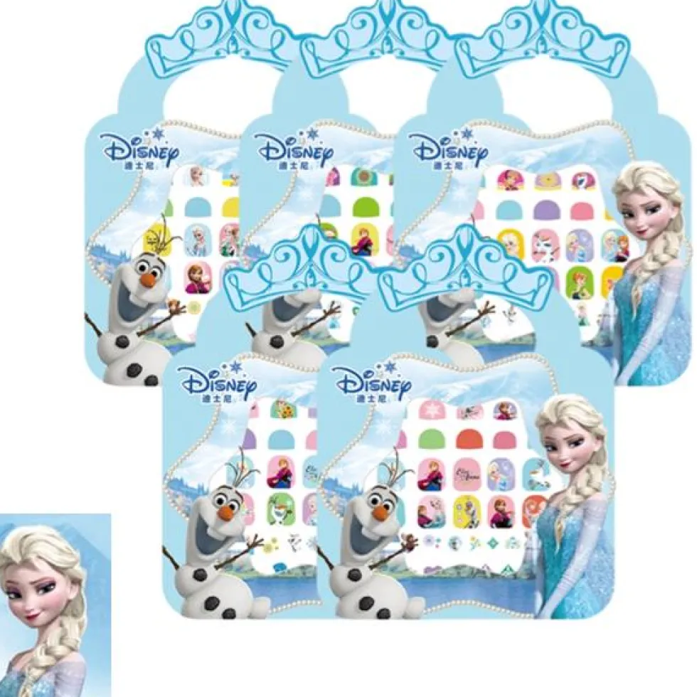 Disney prinsessor pyssel makeup - Nagel stickes 100st