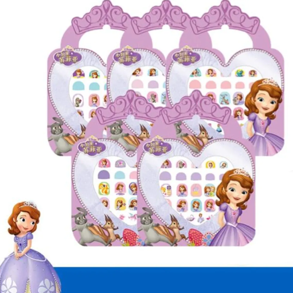 Disney prinsessor pyssel makeup - Nagel stickes 100st