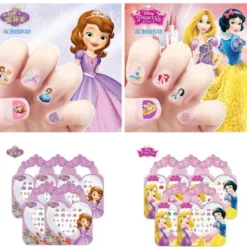 Disney prinsessor pyssel makeup - Nagel stickes 100st