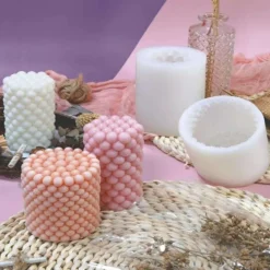 DIY - Candle molds - Cylinder kulor - Gjutform - Ljusform