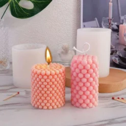 DIY - Candle molds - Cylinder kulor - Gjutform - Ljusform
