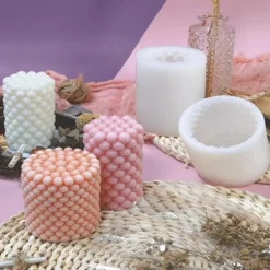 DIY - Candle molds - Cylinder kulor - Gjutform - Ljusform