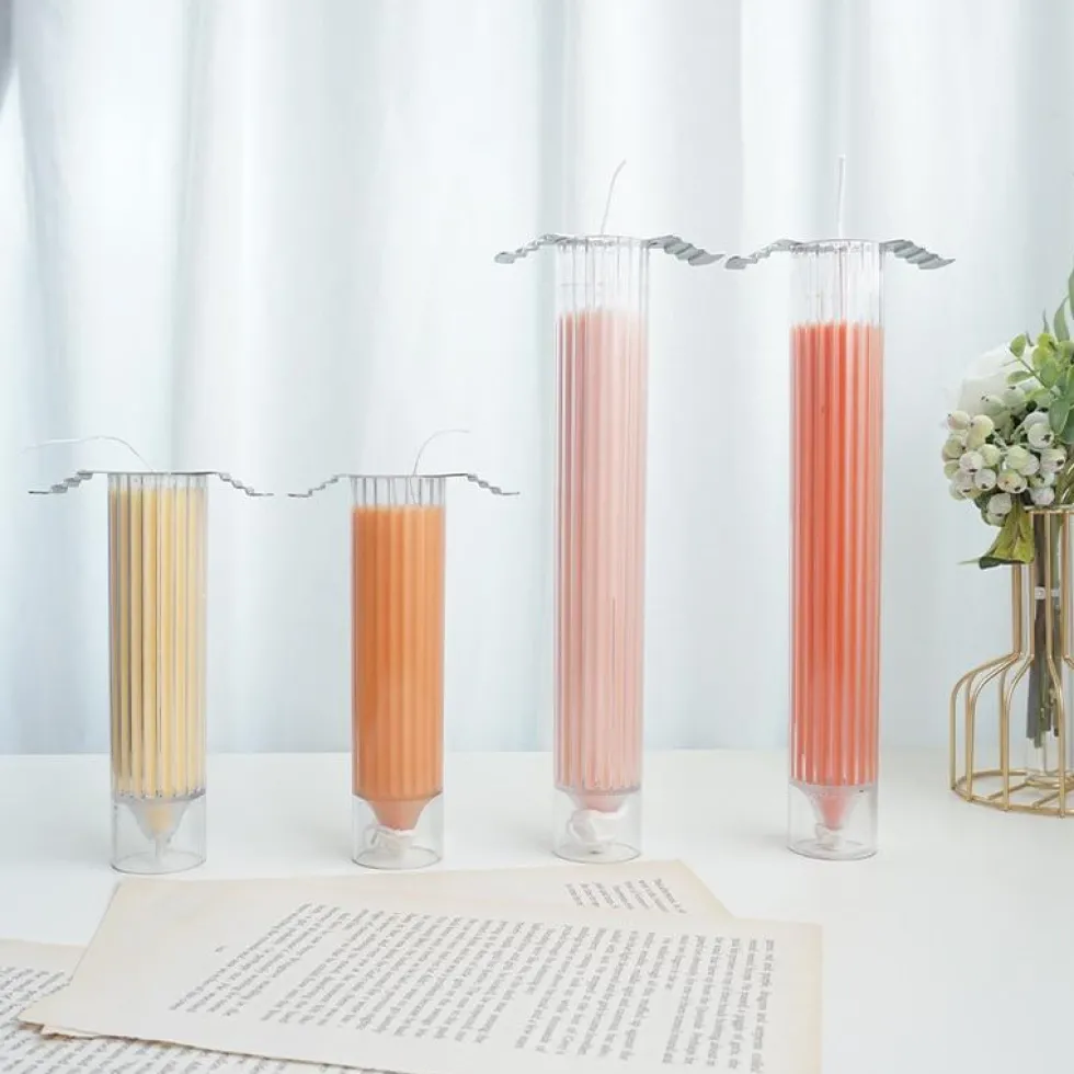 DIY - Candle molds - lång stång - Gjutform - Ljusform