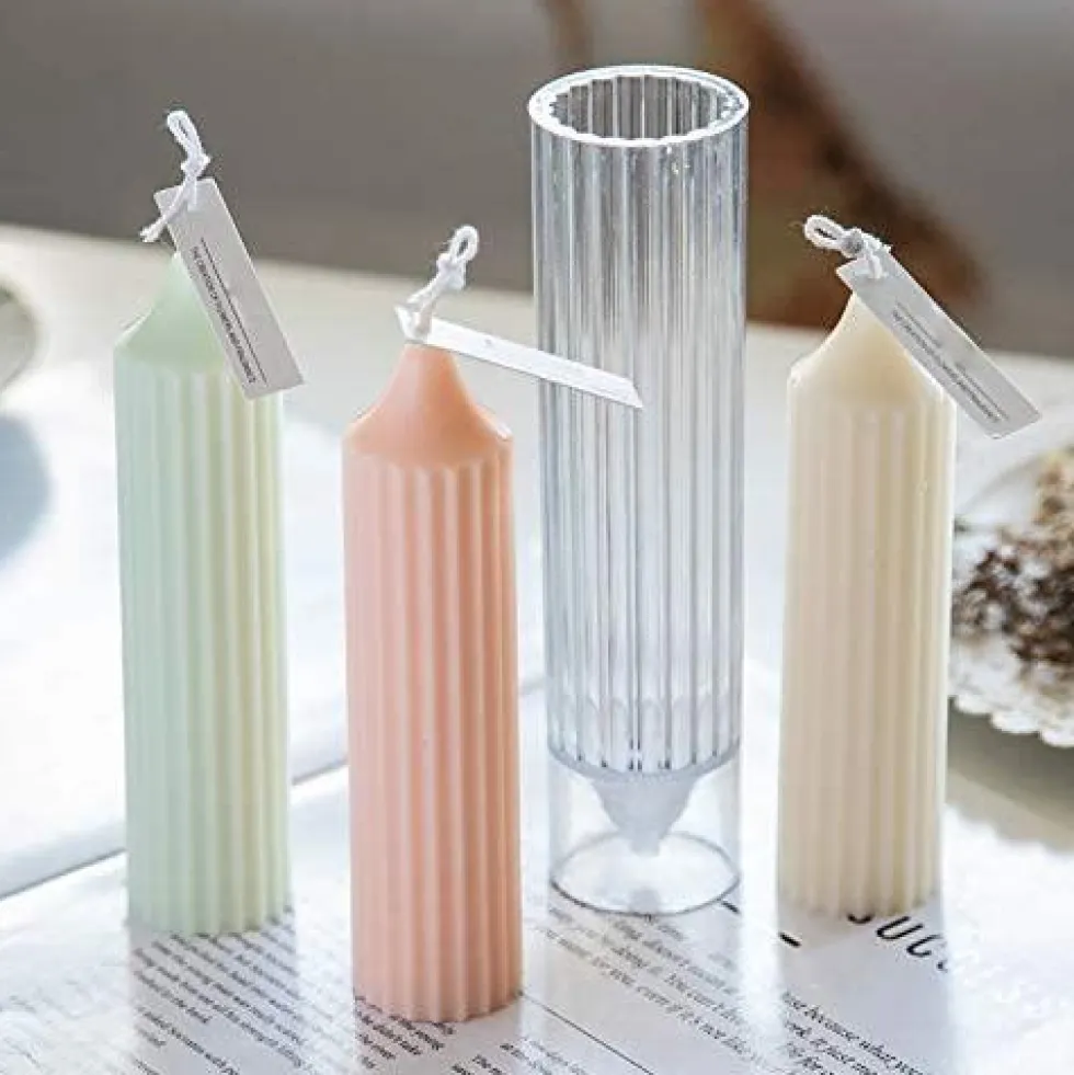DIY - Candle molds - lång stång - Gjutform - Ljusform