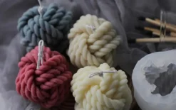 DIY - Candle molds - Silikonboll - Gjutform - Ljusform