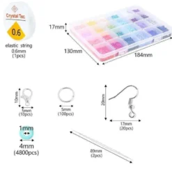DIY - Seed beads - 4mm