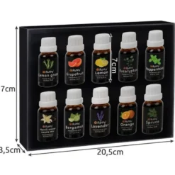 Doftoljor 10-pack 15 ml vattenlösliga för diffuser/luftfuktare