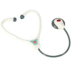 Doktorsset för barn med väska, stetoskop med ljud/ljus, termometer