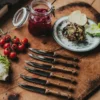 Dorre BBQ stekknivar 6-pack i rostfritt stål och akaciaträ