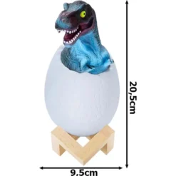 3D RGB LED Lampa Dinosaurie T-REX Nattlampa