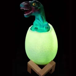 3D RGB LED Lampa Dinosaurie T-REX Nattlampa