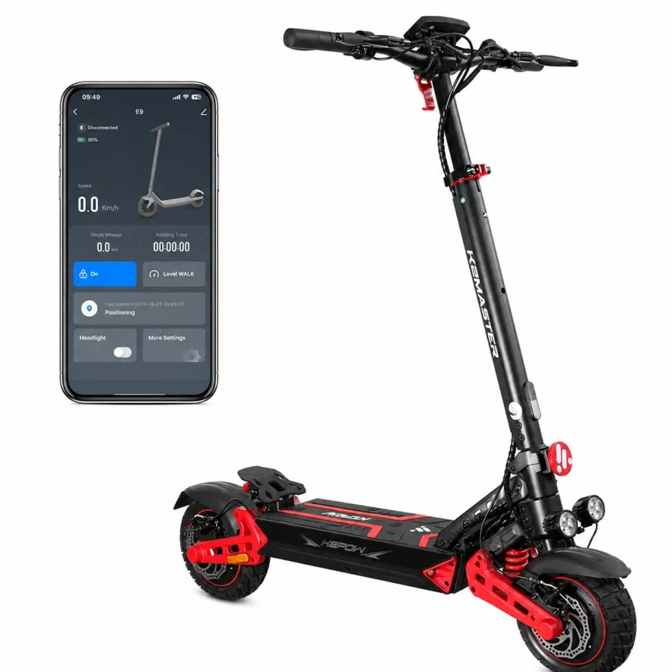 Dual Motor El scooter Ebike K2 Master - 2000W 50km/h - Offroad - 48V 20Ah ebike escooter elscooter elsparkcykel