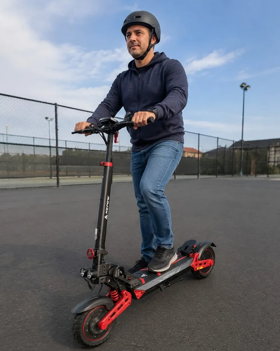Dual Motor El scooter Ebike K2 Master - 2000W 50km/h - Offroad - 48V 20Ah ebike escooter elscooter elsparkcykel