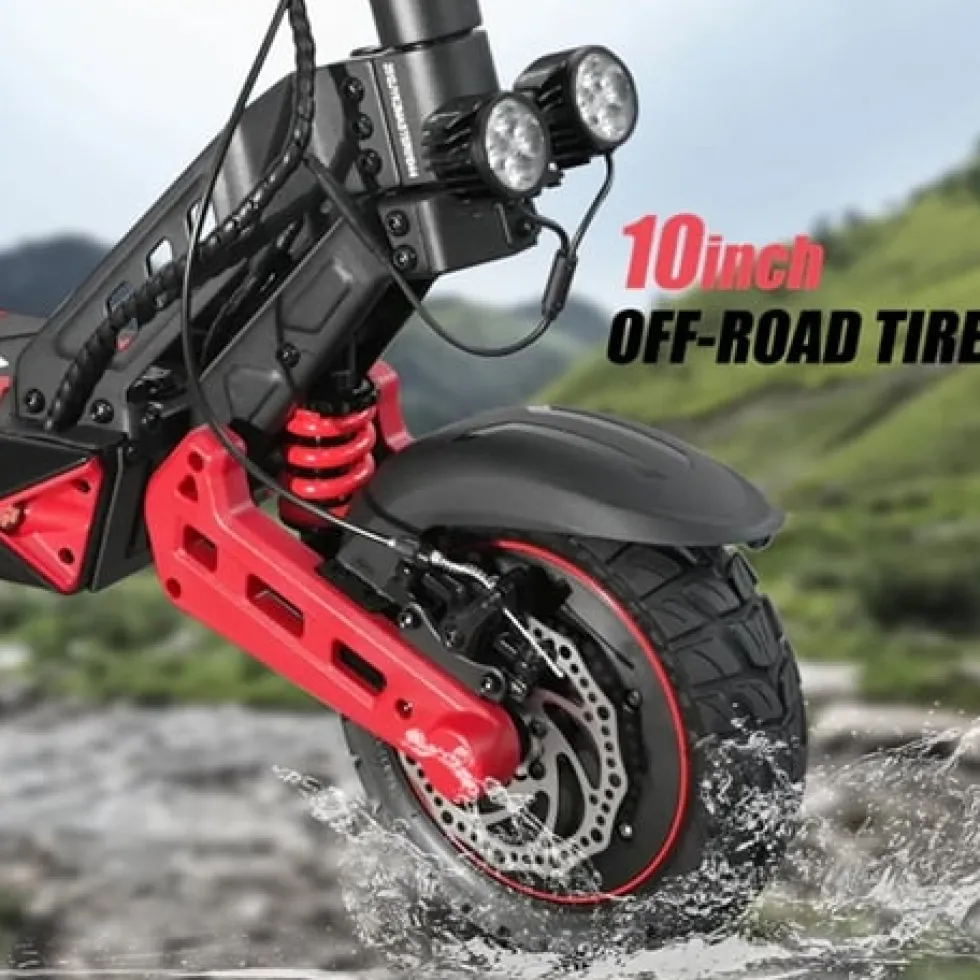Dual Motor El scooter Ebike K2 Master - 2000W 50km/h - Offroad - 48V 20Ah ebike escooter elscooter elsparkcykel