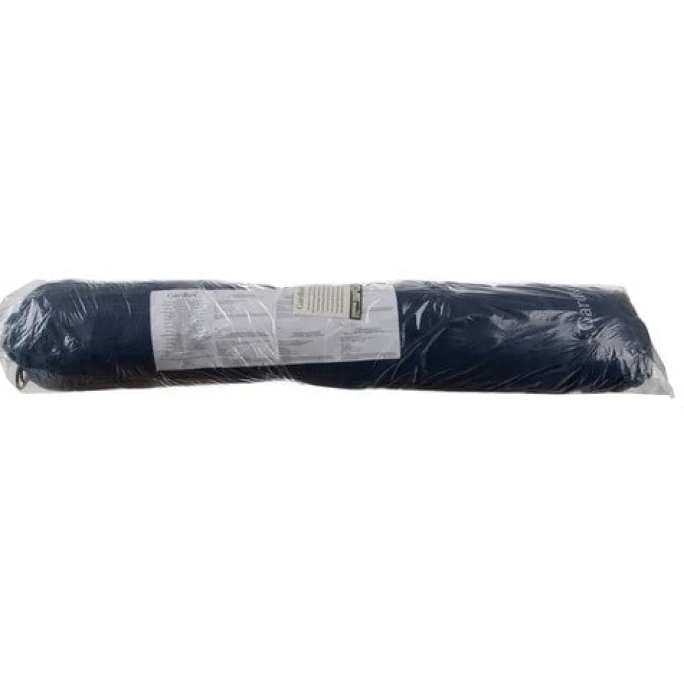 Dubbelhängmatta med träkors 150 kg 260x160 cm blå/grön