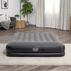 Dubbel luftmadrass 203x152x36 cm TriTech med USB-pump och kudde