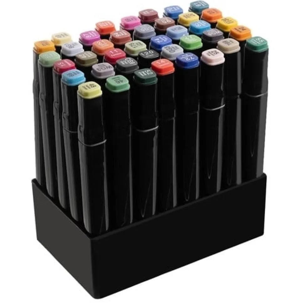 Dubbelsidiga Tuschpennor / Färgpennor 80-pack