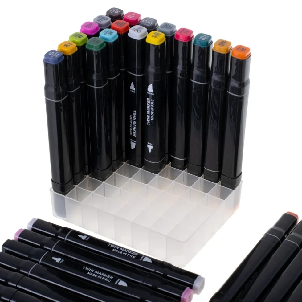 Dubbelsidiga tuschpennor 48-pack