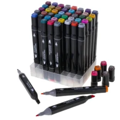 Dubbelsidiga tuschpennor 48-pack