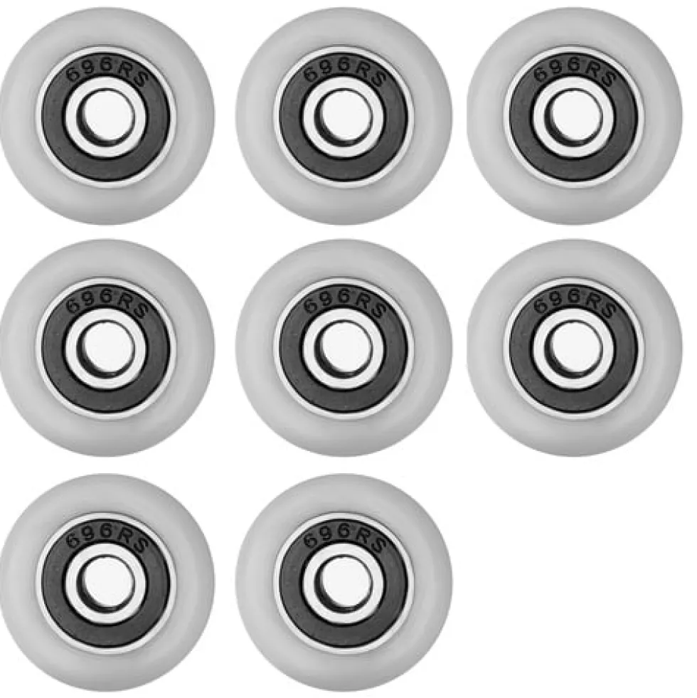 Duschhjul för duschkabin och duschdörr 8-pack