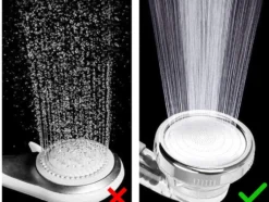 Duschmunstycke med vattenfilter för handdusch