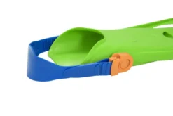 Dykset mask snorkel fenor grön stl 37-41 barn 7+ latexfri