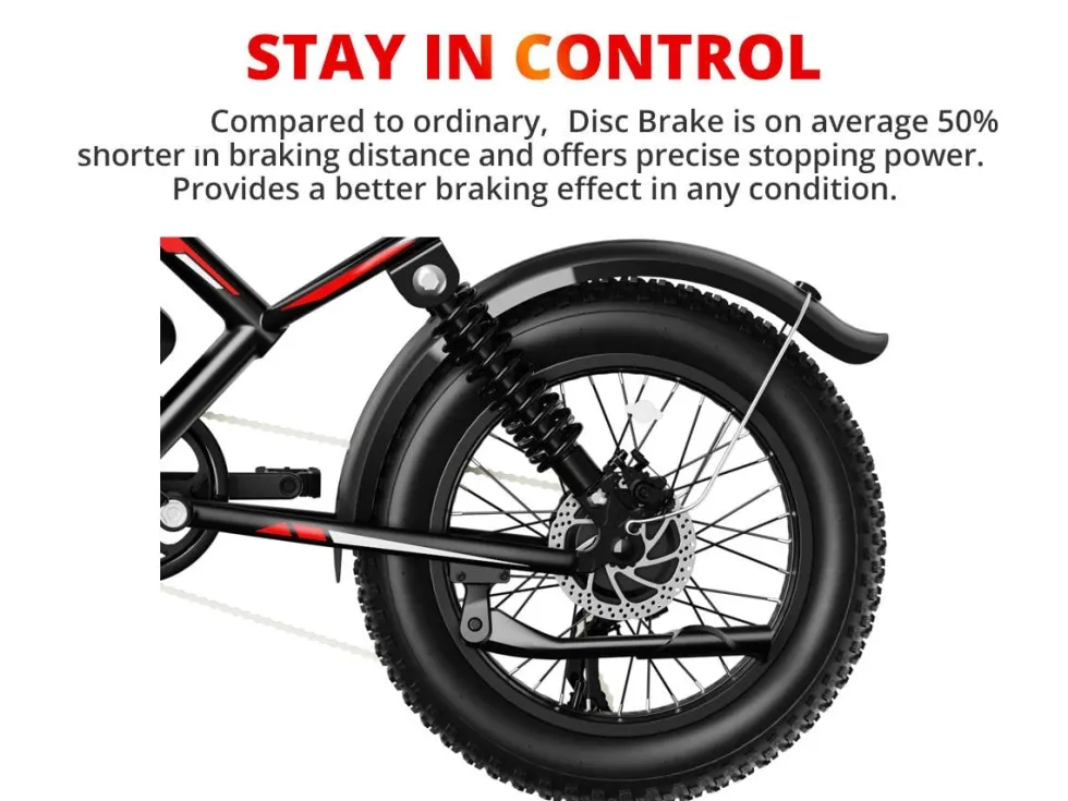2026 - Elcykel - Ebike - S8 OOK-TEK 1000W 48V 17.5ah - 45km