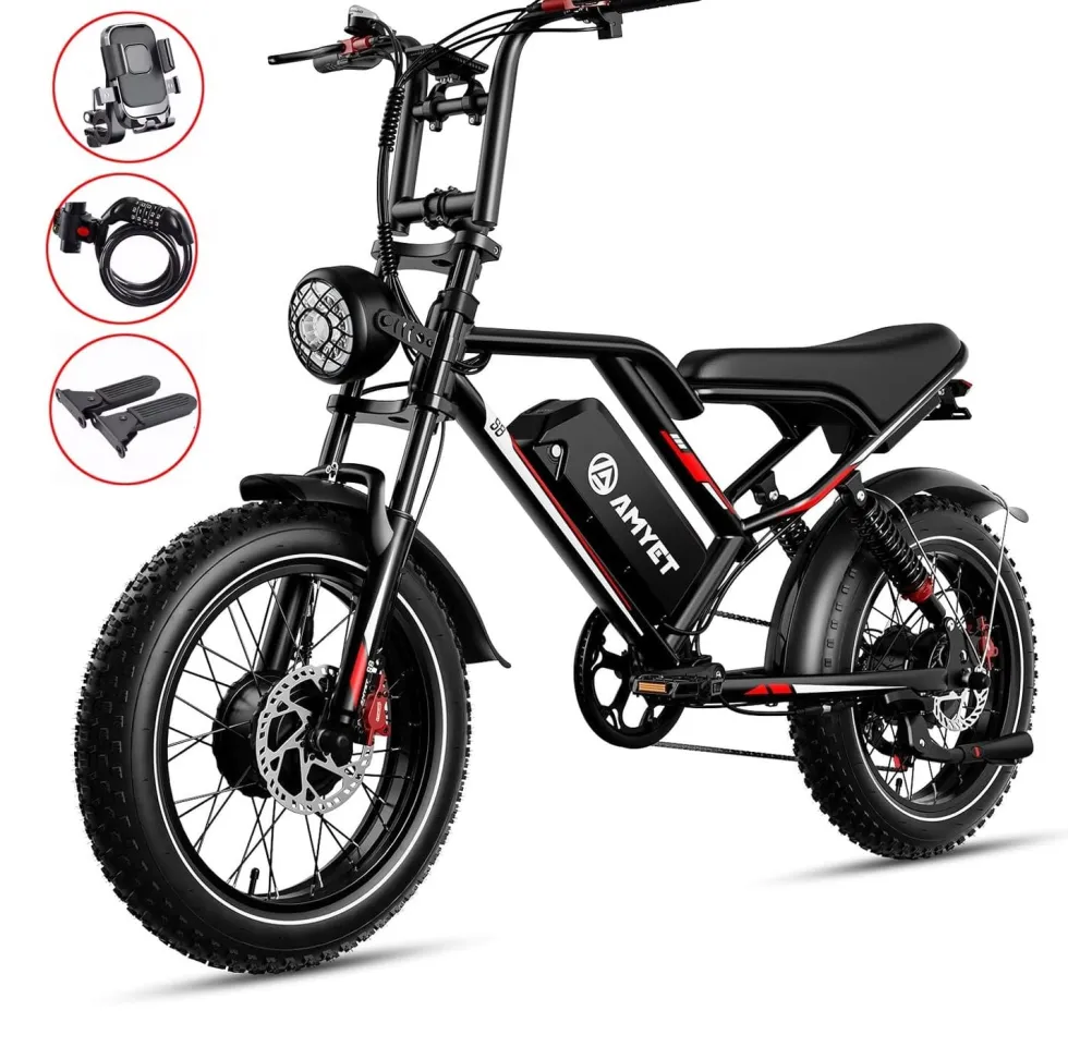 2026 - Elcykel - Ebike - S8 OOK-TEK 1000W 48V 17.5ah - 45km
