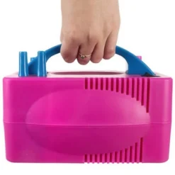 Elektrisk ballongpump med dubbelmunstycke 600 W