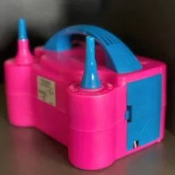 Elektrisk ballongpump med dubbelmunstycke 600 W