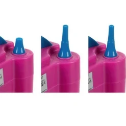 Elektrisk ballongpump med dubbelmunstycke 600 W